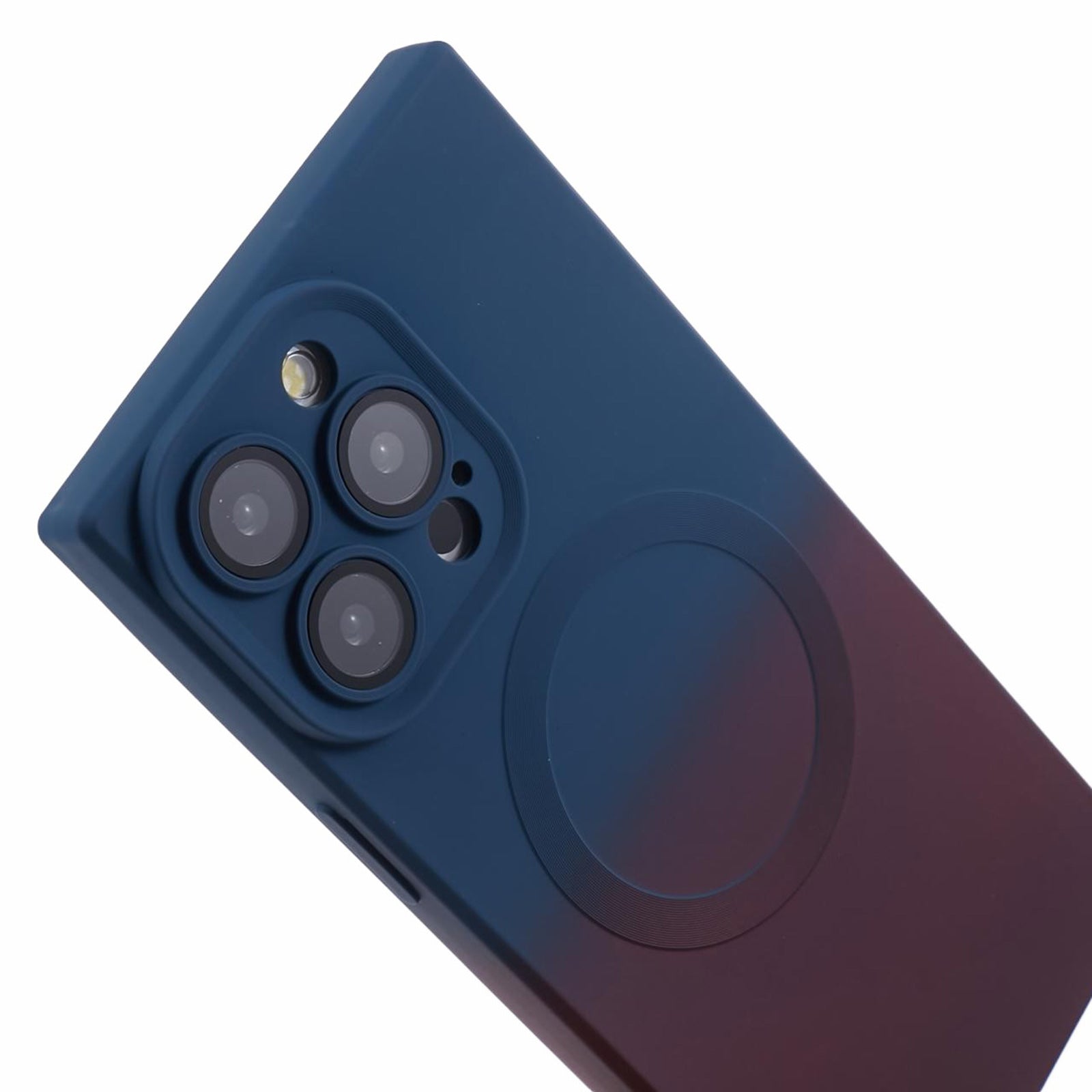 HH Series for iPhone 13 Pro Max TPU Case Compatible with MagSafe Rubberized Cover - Blue+Purple HH Series for iPhone 13 Pro Max TPU Case Compatible with MagSafe Rubberized Cover - Blue+Purple
